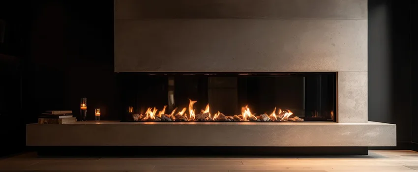 Gas Fireplace Ember Bed Design Services in St. Clair Shores, Michigan