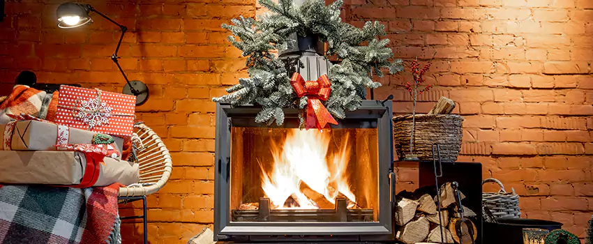 Travis Industries Linear Gas Fireplace Installation in St. Clair Shores, Michigan