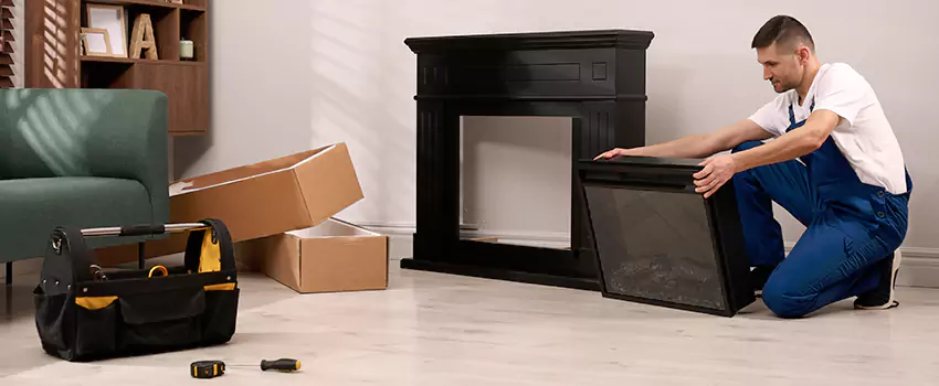 Old Rusted Metal Fireplace Repair And Replacement in St. Clair Shores, MI