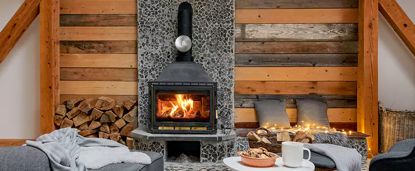 Thelin Hearth Products Direct Vent Gas Stove Fireplace Inspection in St. Clair Shores, Michigan